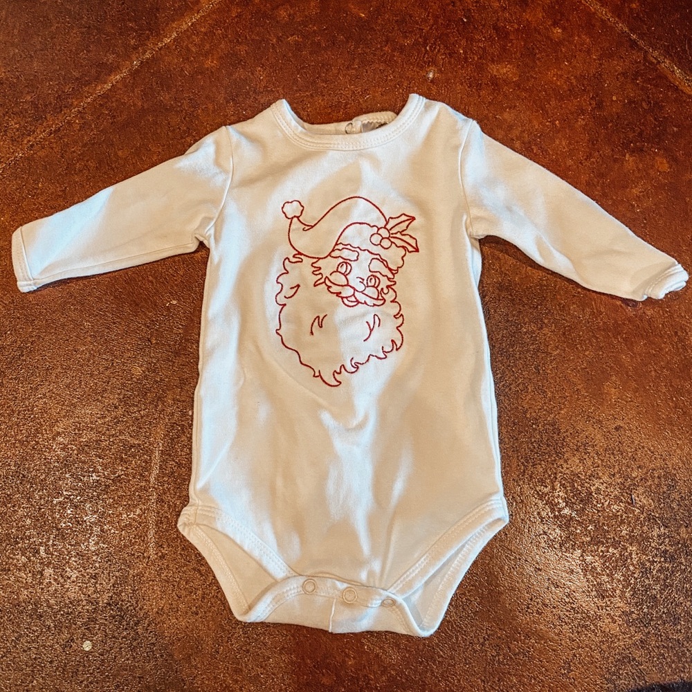 Baby girl or boy santa top